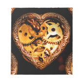 Dampfherz Notizblock (Vorderseite)