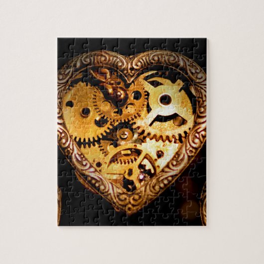 Dampfherz Puzzle (Vertikal)