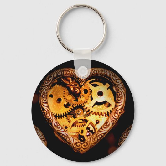 Dampfherz Schlüsselanhänger (Vorderseite)