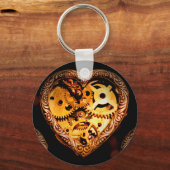 Dampfherz Schlüsselanhänger (Vorderseite)