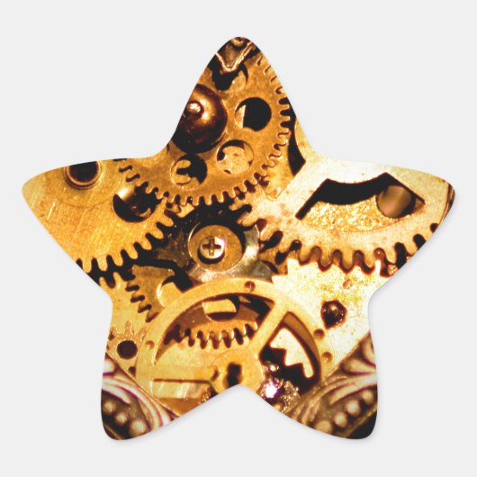 Dampfherz Stern-Aufkleber (Vorderseite)