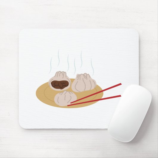 Dampfiges Dim Sum Mousepad (Mit Mouse)