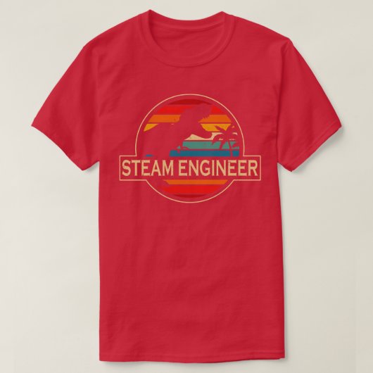 Dampfingenieur Dinosaur T-Shirt (Design vorne)