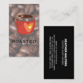 Dampfkaffee | Kaffeebohnen | Cafe Visitenkarte (Vorne/Hinten)