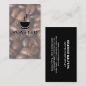 Dampfkaffee | Kaffeebohnen Visitenkarte (Vorne/Hinten)