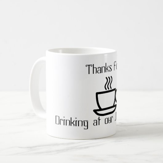 Dampfkaffee-Tasse Kaffeetasse (Vorderseite Links)