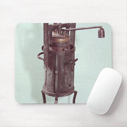Dampfkochtopf erfunden von Denis Papin 1679 Mousepad (Mit Mouse)