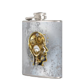 Dampfkopf mit Manometer Flachmann (Links)