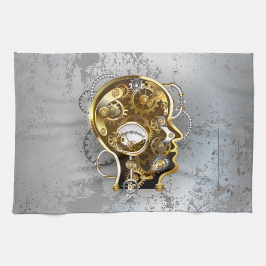 Dampfkopf mit Manometer Geschirrtuch (Horizontal)