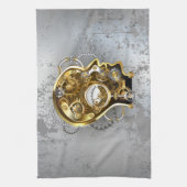 Dampfkopf mit Manometer Geschirrtuch (Vertikal)