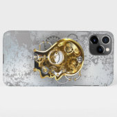 Dampfkopf mit Manometer iPhone Hülle (Rückseite (Horizontal))