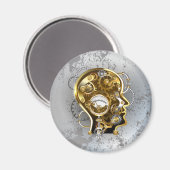 Dampfkopf mit Manometer Magnet (Vorderseite/Rückseite)