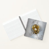 Dampfkopf mit Manometer Notizblock (Innenseite)