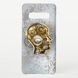 Dampfkopf mit Manometer Samsung Galaxy S10+ Hülle