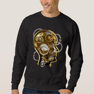 Dampfkopf mit Manometer Sweatshirt