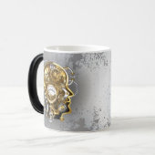 Dampfkopf mit Manometer Verwandlungstasse (Vorderseite Links)