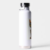 Dampfkraft-Schnurren � Steampunk-Roboterkatze Trinkflasche (Rechts)