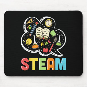 Dampflehrer und Student auf Schulleitung Mousepad