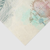 Dampfleuchten, Mikrofone und Farbtöne auf Gelb Seidenpapier (Detail)