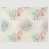 Dampfleuchten, Mikrofone und Farbtöne auf Gelb Seidenpapier (Vorderseite)