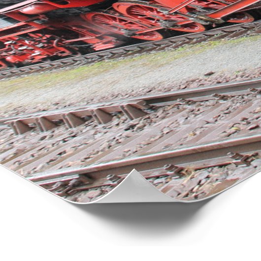 Dampflok 52 8154 poster (Ecke)