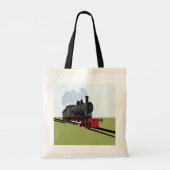 Dampflok Eisenbahn Tragetasche (Rückseite)