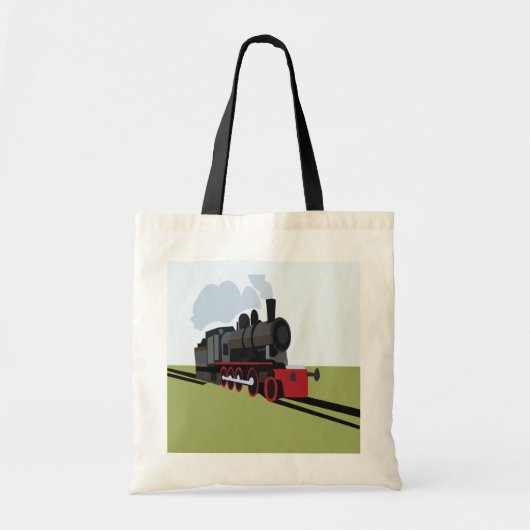 Dampflok Eisenbahn Tragetasche (Vorne)