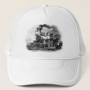Dampflok-Eisenbahnfan Truckerkappe