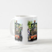 DAMPFLOK KAFFEETASSE (Vorderseite Links)