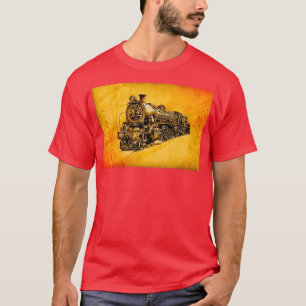 Dampflok Lokomotive vintage 1 T-Shirt