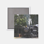 Dampflok Magnet (Vorderseite/Rückseite)