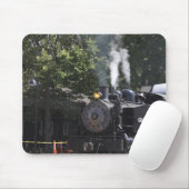 Dampflok-Mauspad Mousepad (Mit Mouse)