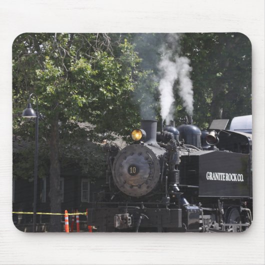 Dampflok-Mauspad Mousepad (Vorne)