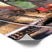 Dampflok Poster (Ecke)