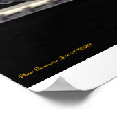 Dampflok-Poster Poster (Ecke)