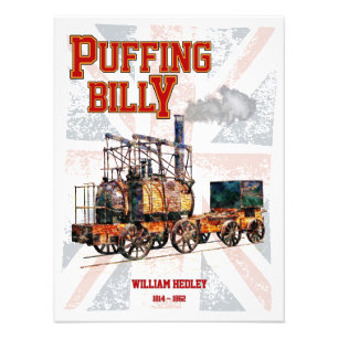 Dampflok Puffing Billy Englisch Fotodruck