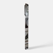 DAMPFLOK RÄDER iPhone 15 HÜLLE (Linke Seite)
