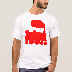 Dampflok-Symbol - Rot T-Shirt