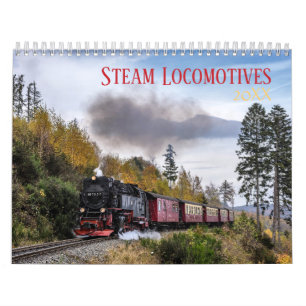 Dampflok-Zug-Kalender Kalender