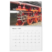 Dampflok-Zug-Kalender Kalender (Feb 2027)