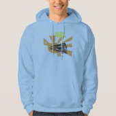 Dampflokdesign BR 18201 DDR Hoodie (Vorderseite)