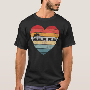 Dampflokführer Zugbeobachtung Lokomotive Vintag T-Shirt