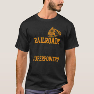 Dampflokführer Zugbeobachtung Lokomotive Vintag T-Shirt