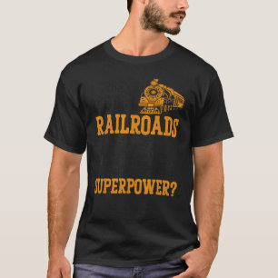 Dampflokführer Zugbeobachtung Lokomotive Vintag T-Shirt