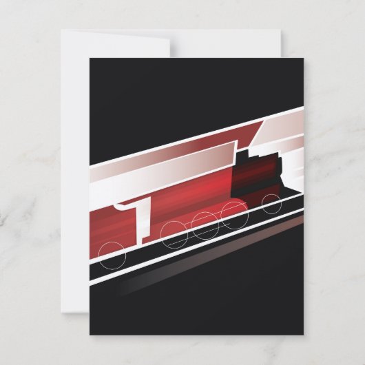 Dampflokomotive (Rückseite)