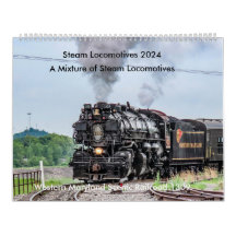Dampflokomotive 2024 - Kalender