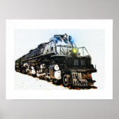 Dampflokomotive A Big Boy Poster (Vorne)