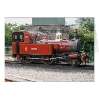 Dampflokomotive auf der Insel Man in Port Erin