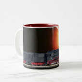 Dampflokomotive BR 53 Borsig-Tasse Zweifarbige Tasse (Vorderseite Links)