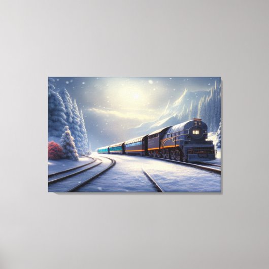 Dampflokomotive Canvas Print Leinwanddruck (Vorderseite)